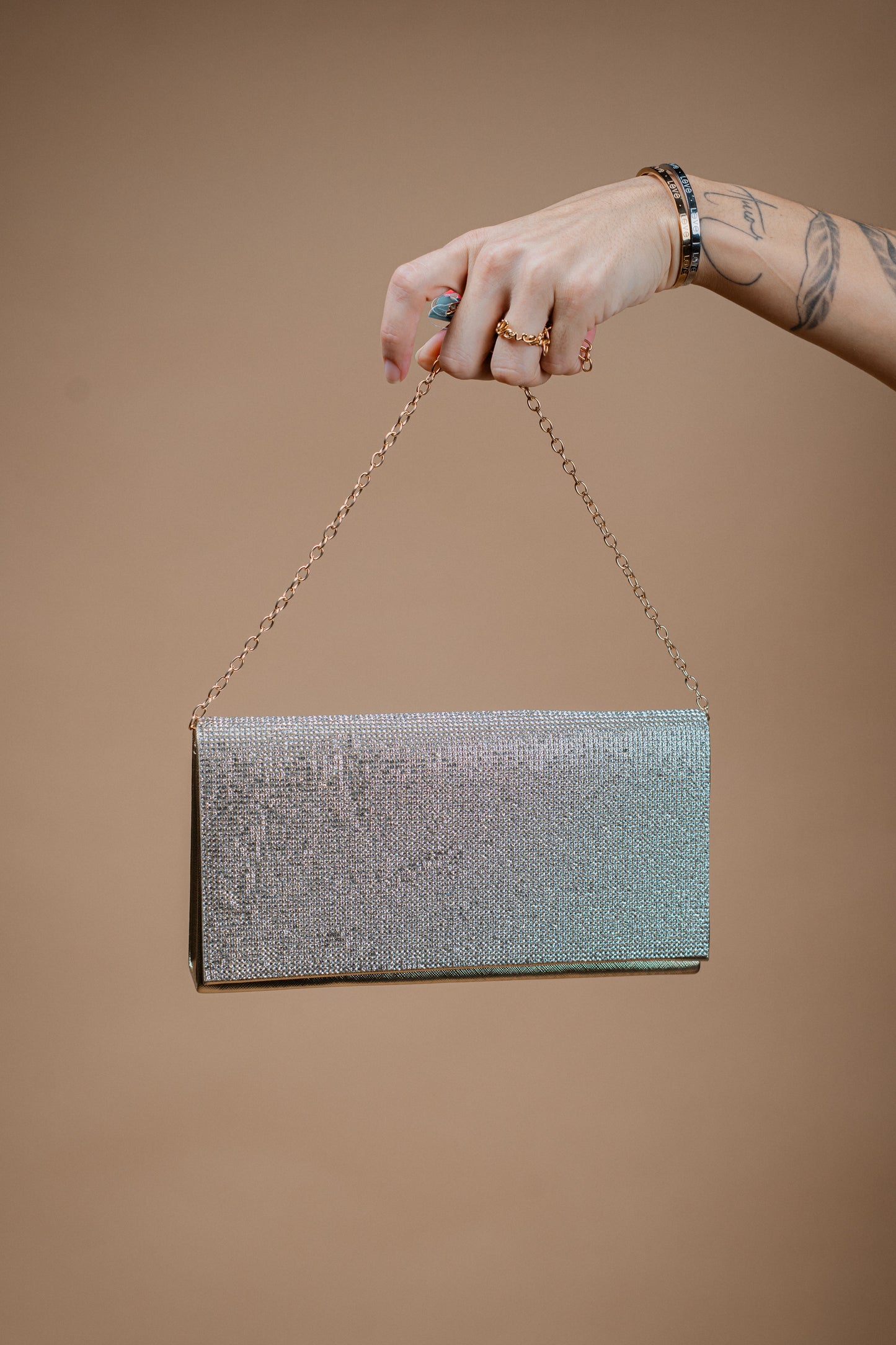 CARTERA DE FIESTA BOL9055 ORO