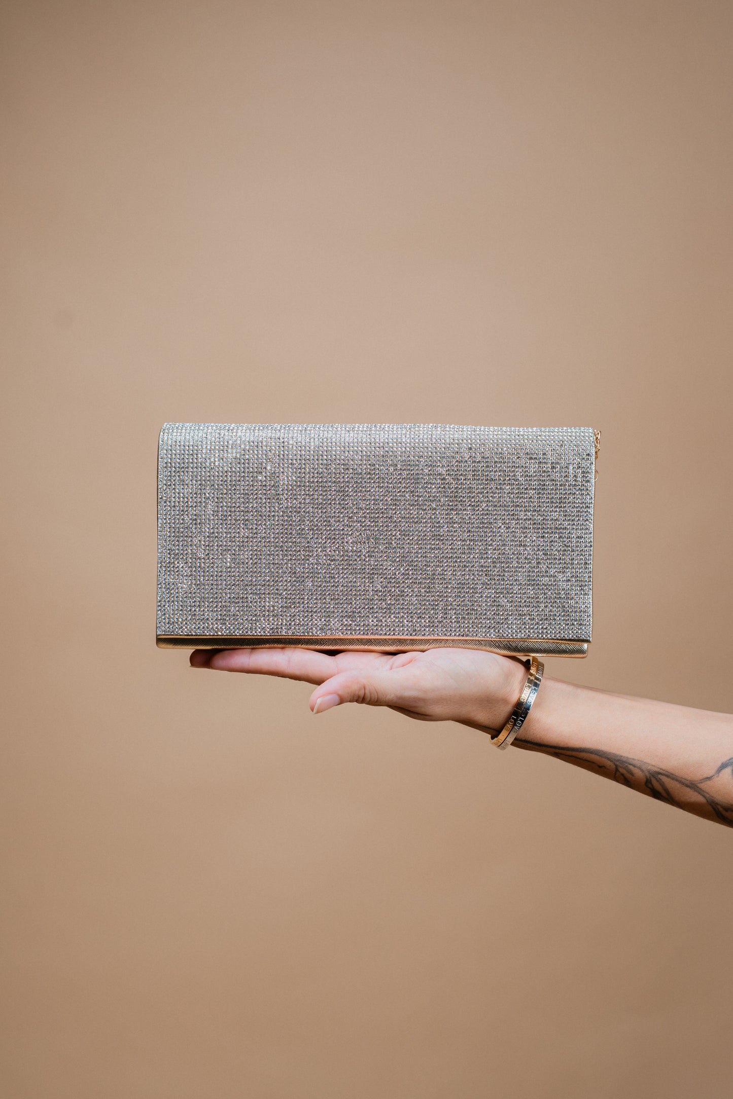 CARTERA DE FIESTA BOL9055 ORO