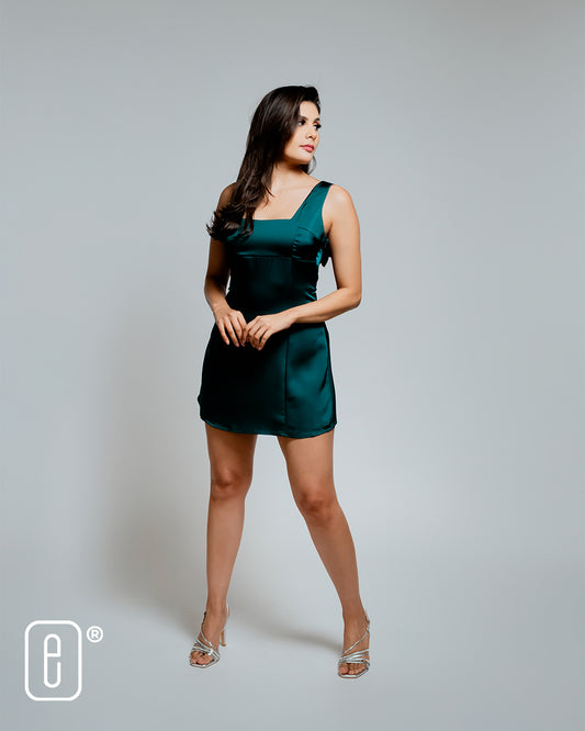 VESTIDO SATIN - V2703