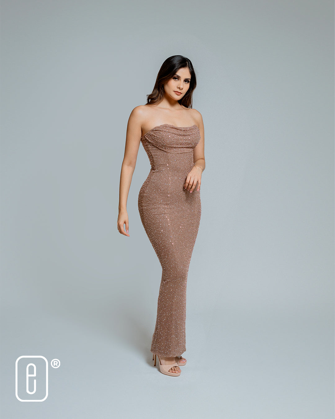 VESTIDO STRAPLESS - V2749